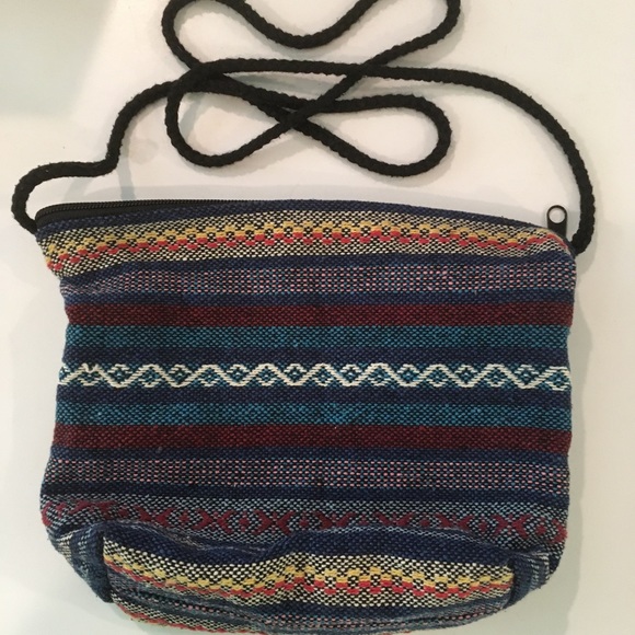 Handbags - Tapestry Cross Body Bag
